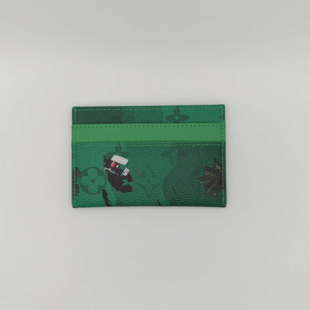 Louis Vuitton Green Card Holder - Picture 3 of 4